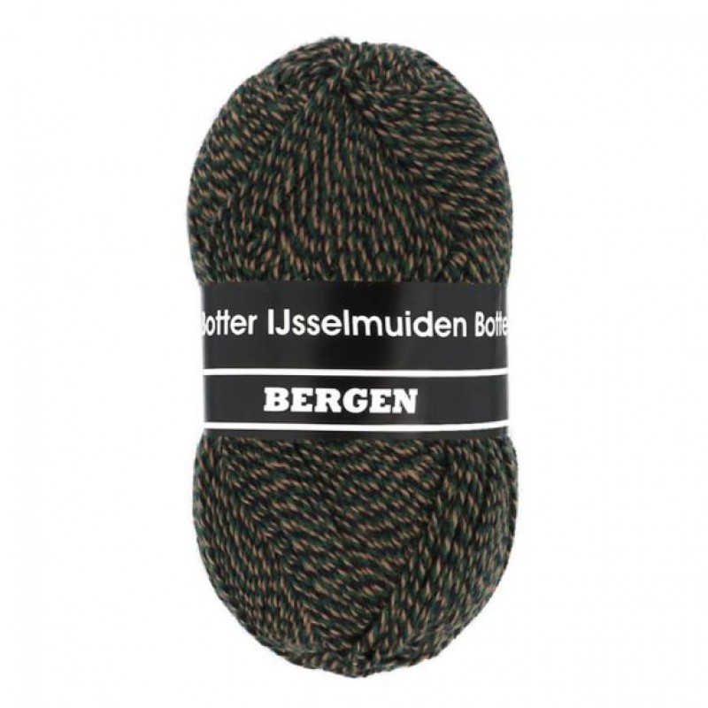 Bergen 185 groen-beige-blauw