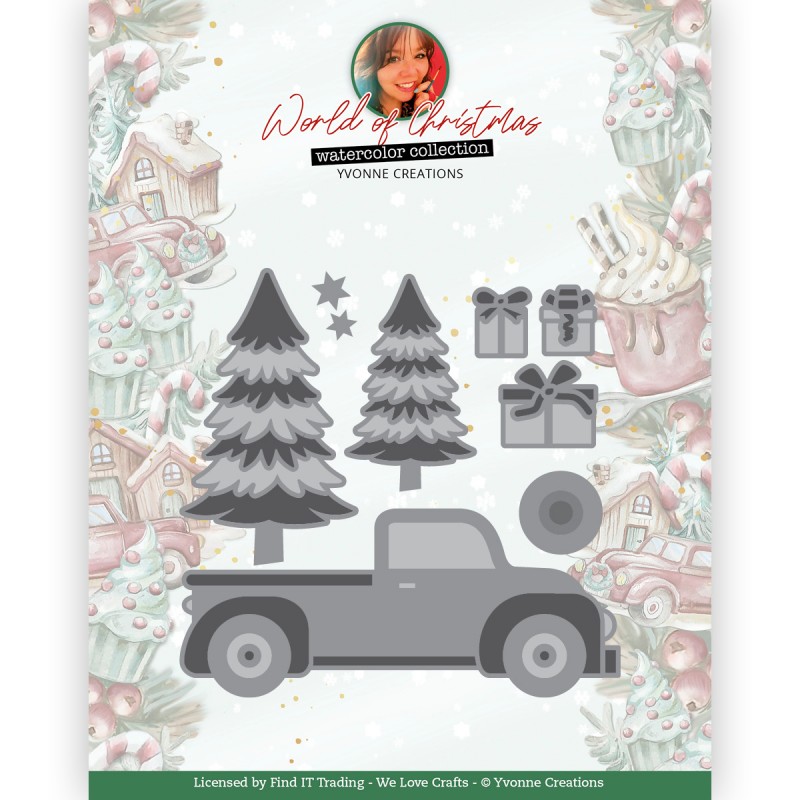 Dies - Yvonne Creations World of Christmas - Christmas Truck