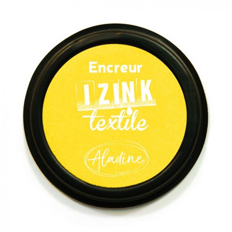 ENCREUR IZINK TEXTILE JAUNE