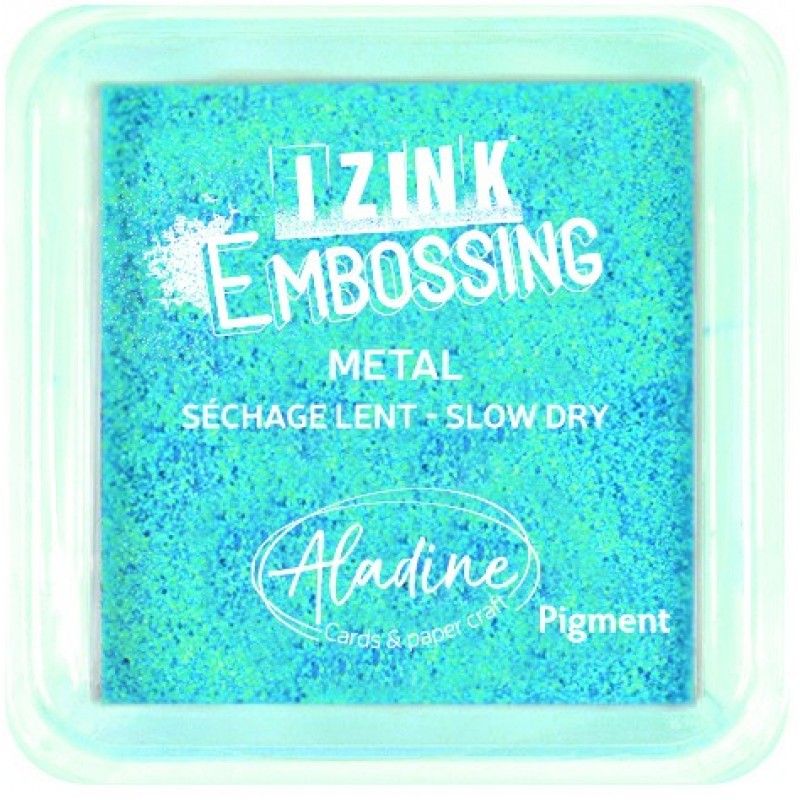 Inkpad Izink Metal Light Blue - M