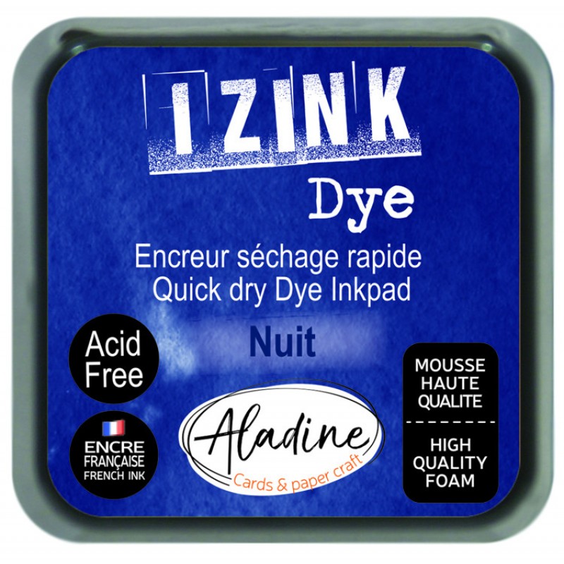 Inkpad Izink Dye Bleu Nuit