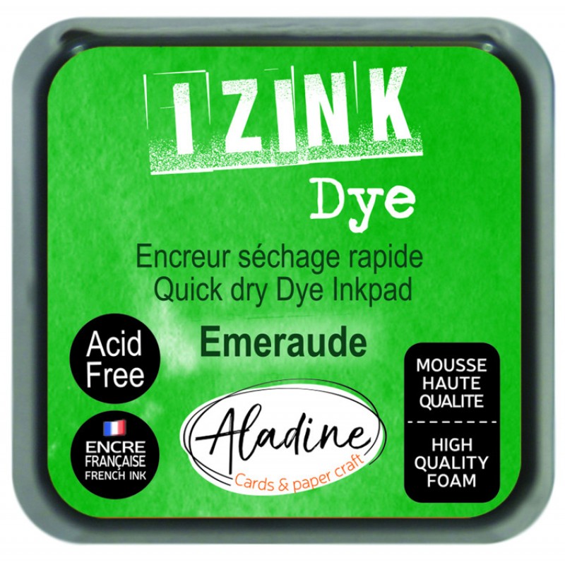 Inkpad Izink Dye Vert Emeraude