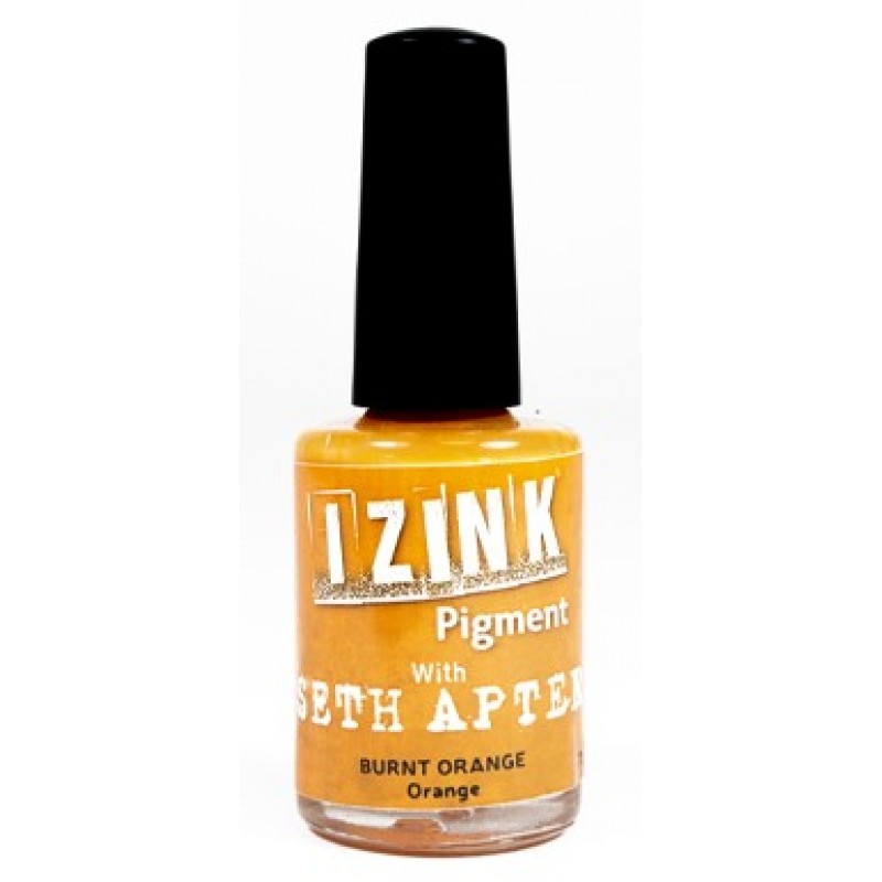 Orange - Burnt Orange Izink Pigment by Seth Apter