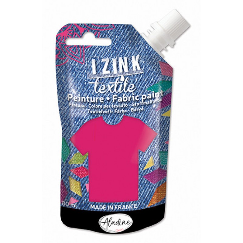 Izink Fabric Paint Fuchsia Madras Textile  50 ml