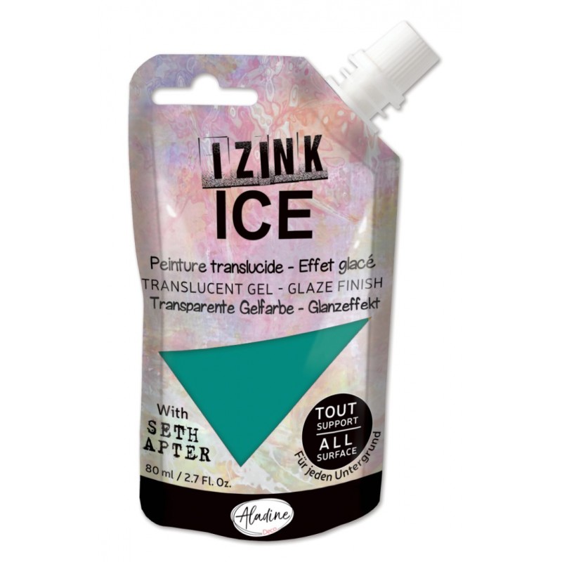 IZINK ICE BLEU OCEAN - GLACIER GREEN - 80 ML - 2.7 Fl. Oz.