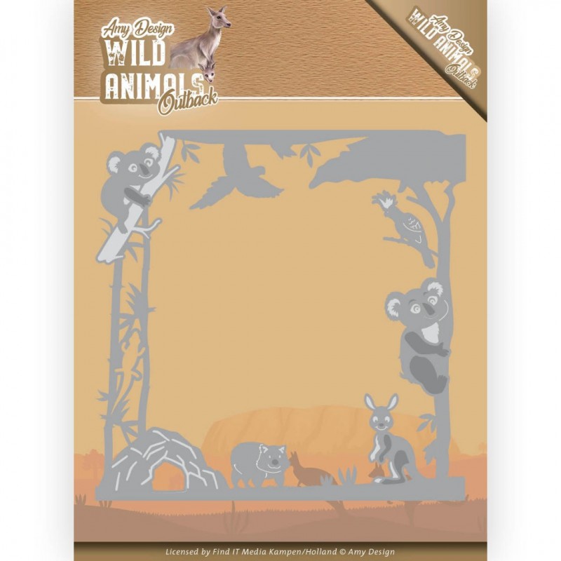 Koala Frame Wild Animals Outback Cutting Die by Amy Design