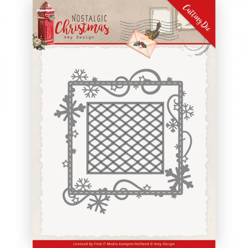 Snowflake Frame Nostalgic Christmas Cutting Dies by Amy Design