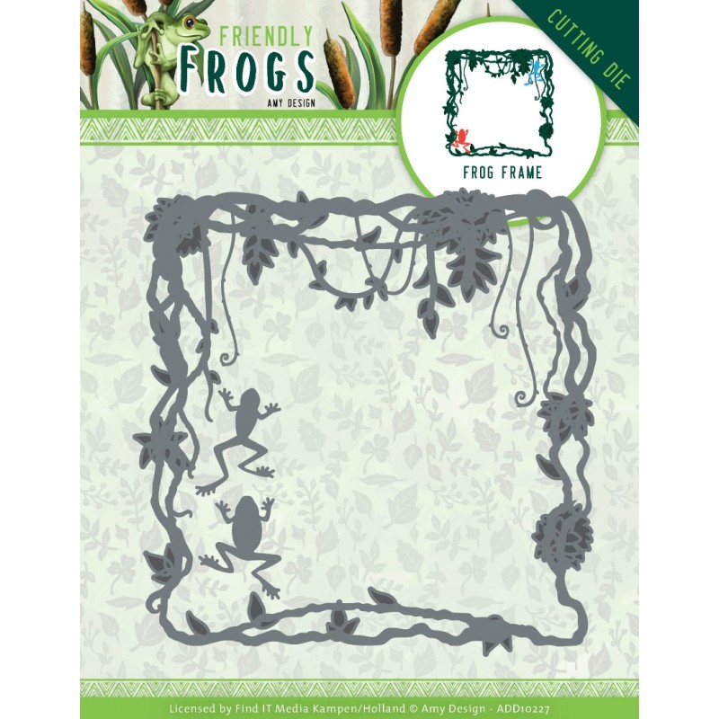 Frog Frame - Cutting Die Friendly Frogs by Amy Design