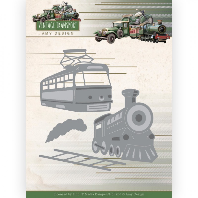 Dies - Amy Design - Vintage Transport - Train