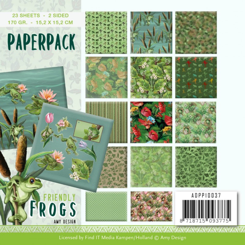 Paperpack Friendly Frogs by Amy Design