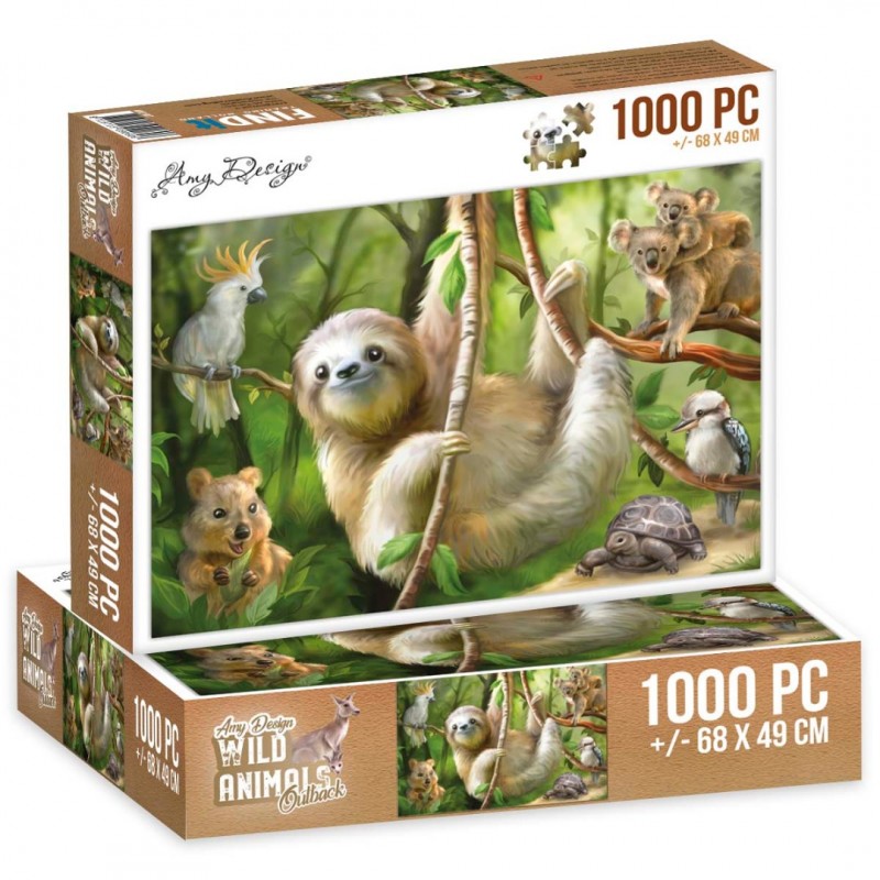 Jigsaw puzzel 1000 pc - Amy Design - Sloth