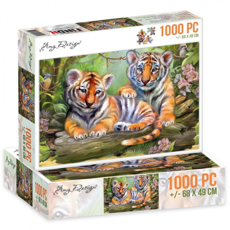 Tigers - Jigsaw puzzle by Amy Design