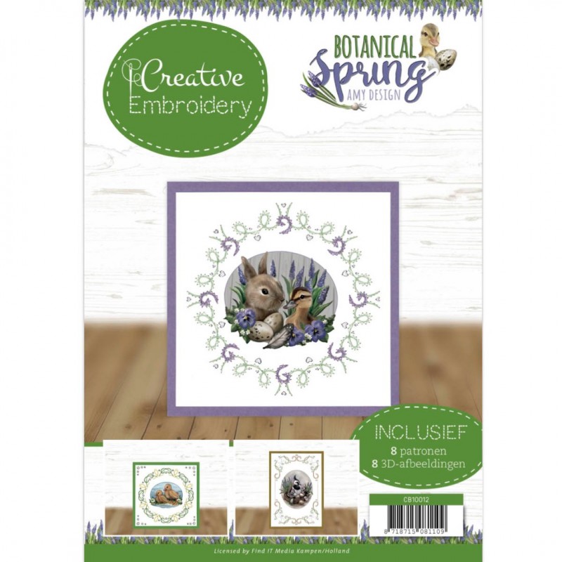 Nr. 12 Book Creative Embroidery Botanical Spring by Amy Design