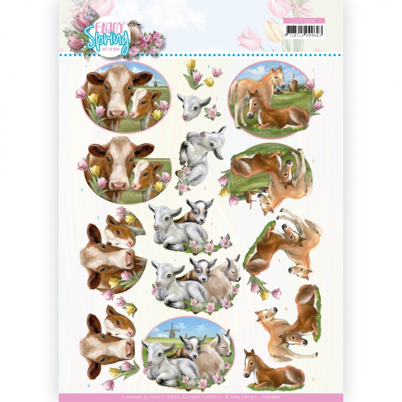 Farm Animals - 3D Cutting Sheet