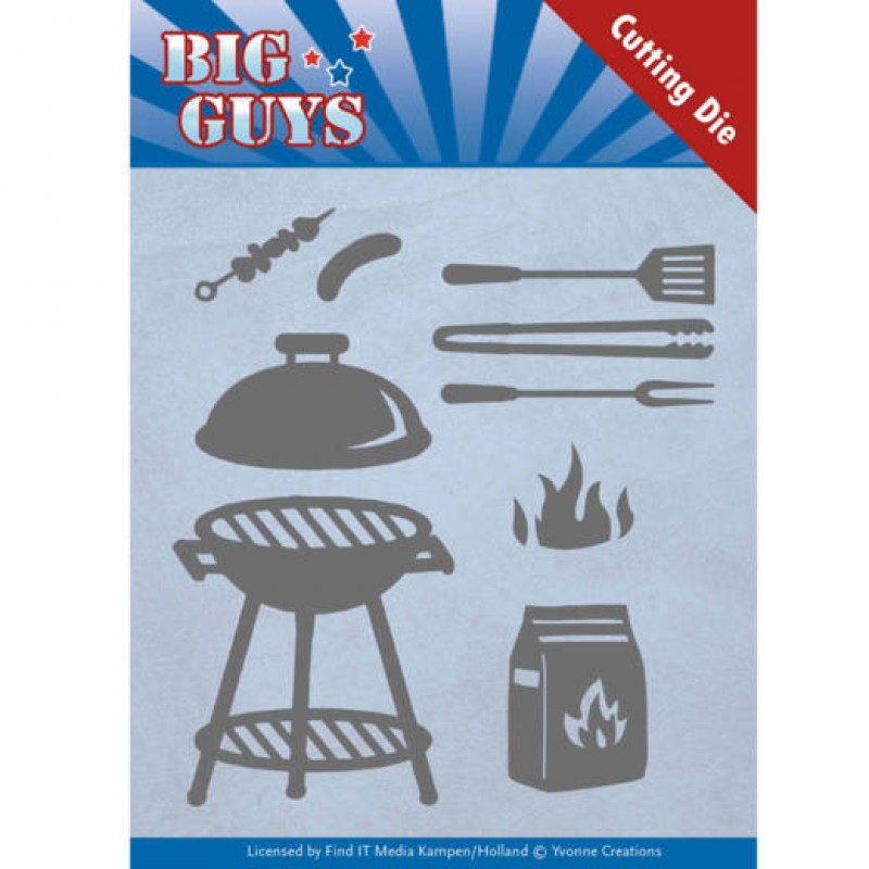 BBQ Time - Big Guys - Snijmal - Yvonne Creations