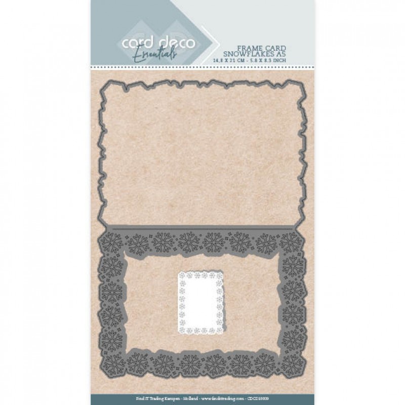  A5 Snowflakes Cutting Dies by Card Deco Essentials