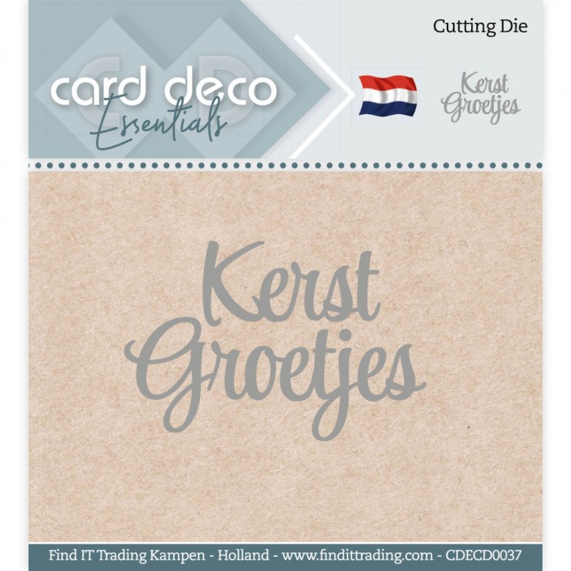  Kerst Groetjes Cutting Dies by Card Deco Essentials