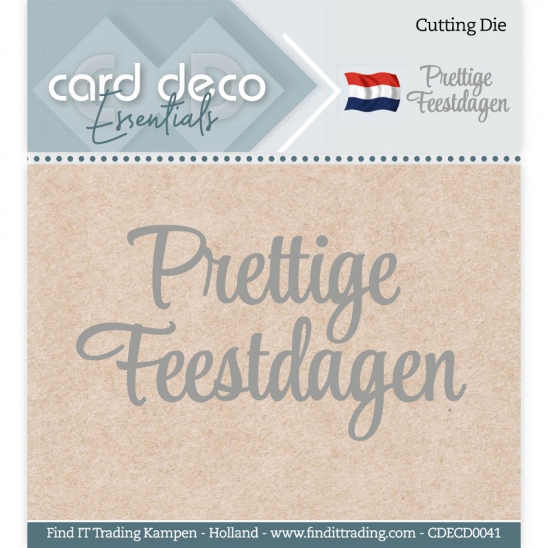 Card Deco Essentials - Cutting Dies - Prettige Feestdagen