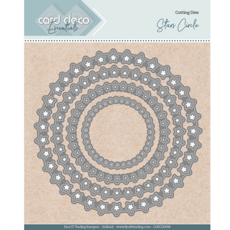 Stars Circle - Nesting Cutting Dies