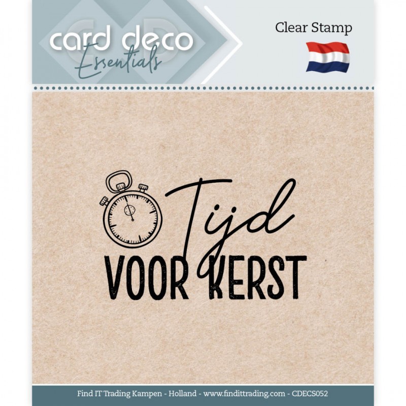 Card Deco Essentials - Clear Stamps - Tijd voor Kerst