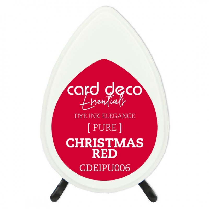 Card Deco Essentials Pure Dye Ink Christmas Red