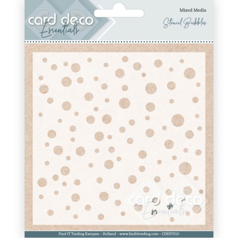 Bubbles Stencil by Card Deco Essentials