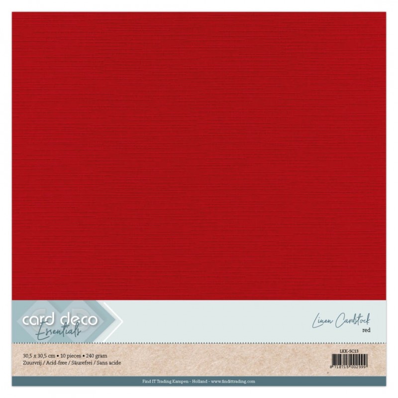Scrap Rood Linnenkarton