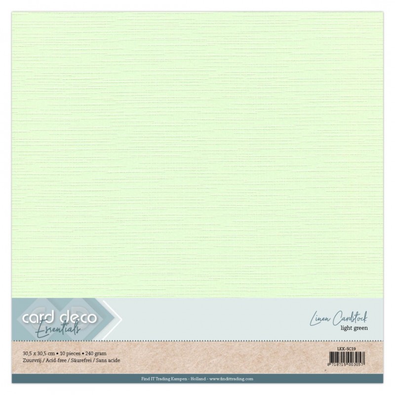 Scrap Lichtgroen Linnenkarton 