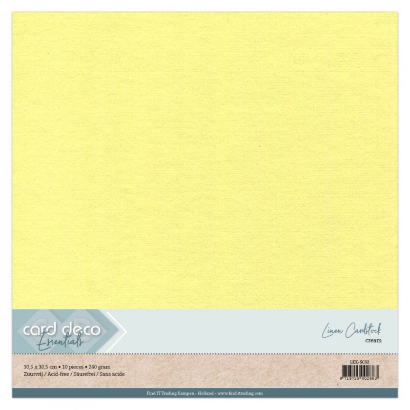 Scrap Crème Linnenkarton 