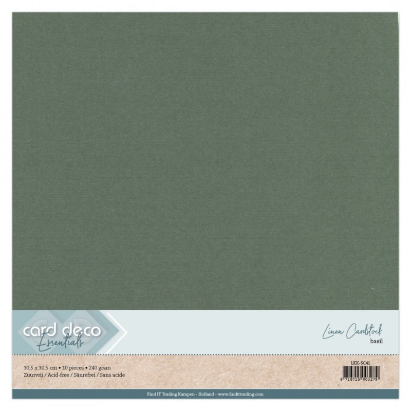 Scrap Basilicum Linnenkarton 