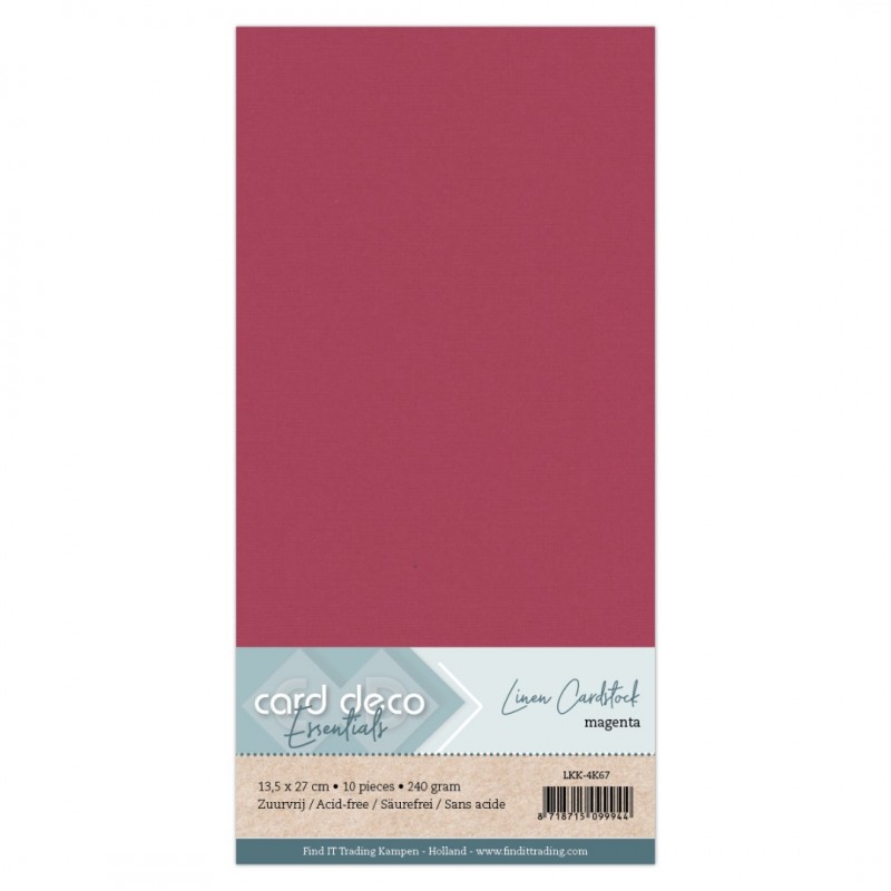 Linen Cardstock - 4K - Magenta