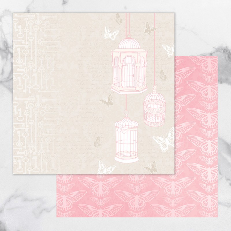 Nr. 9 Double Sided Patterned Papers Secret Love