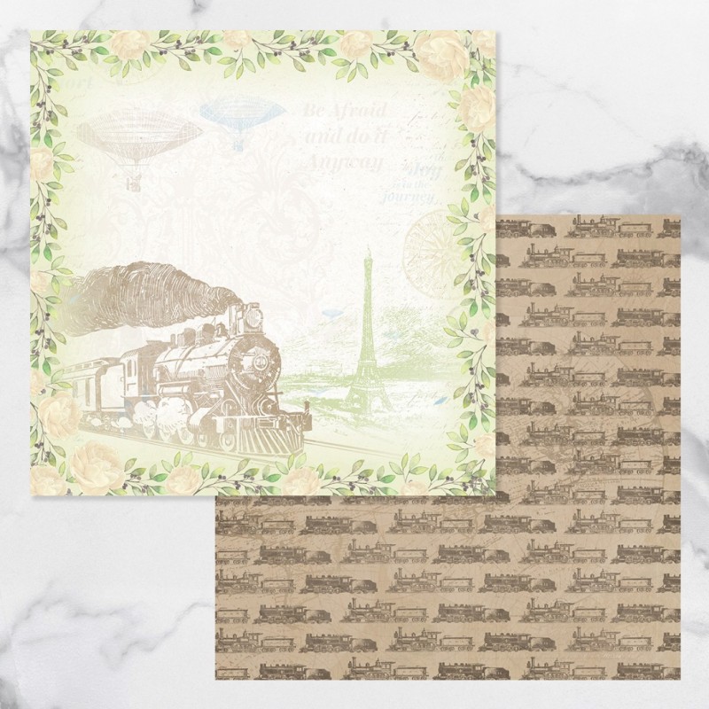 New Adventures Double Sided Patterned Papers 1 (1pc)