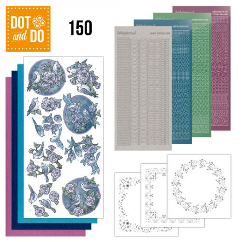 Dot and Do 150 Birds in Purple