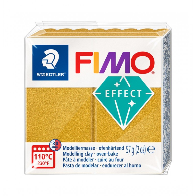 Fimo effect metallic 57g goud