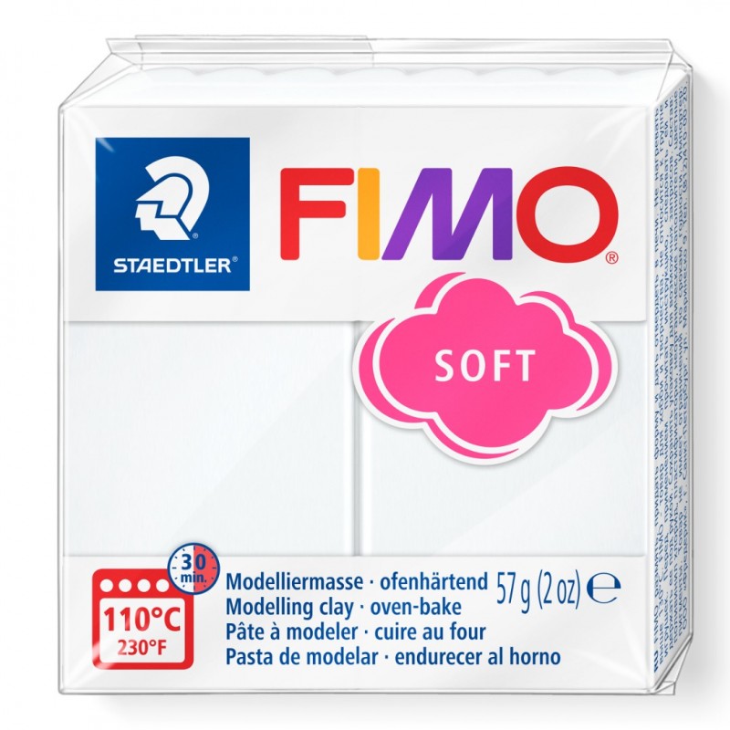 Mod. clay Fimo soft white