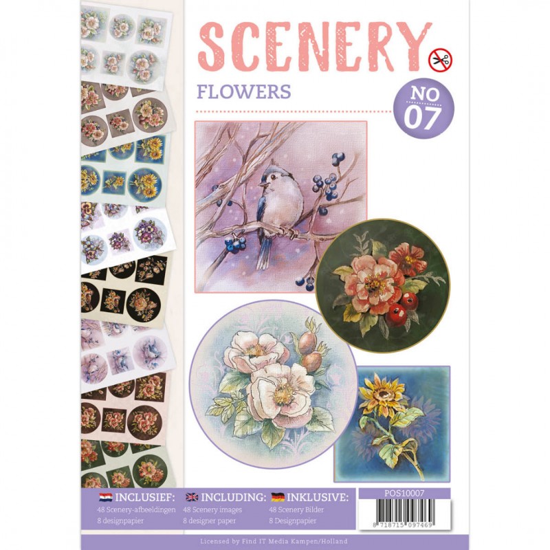 Nr. 7 Flowers Push Out boek Scenery