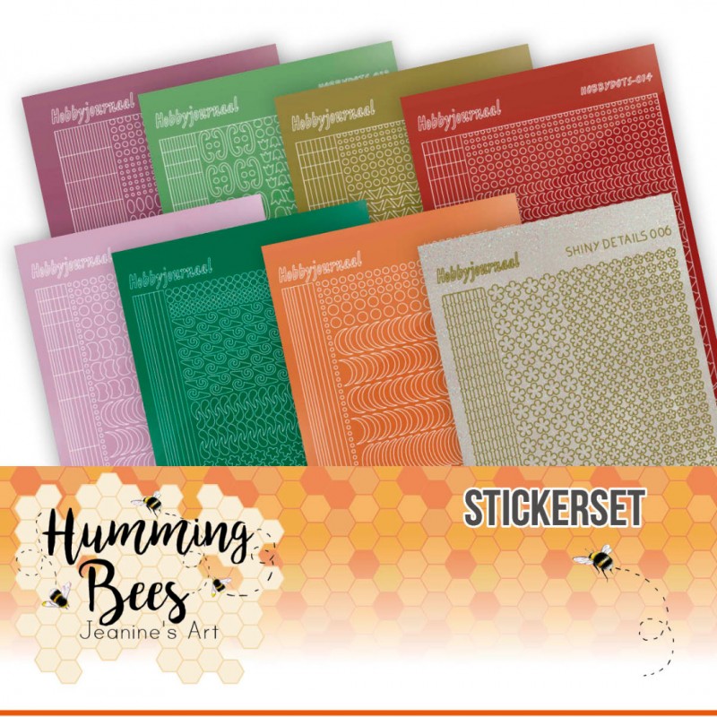 Creative Hobbydots Stickerset 15 - Jeanine's Art - Humming Bees