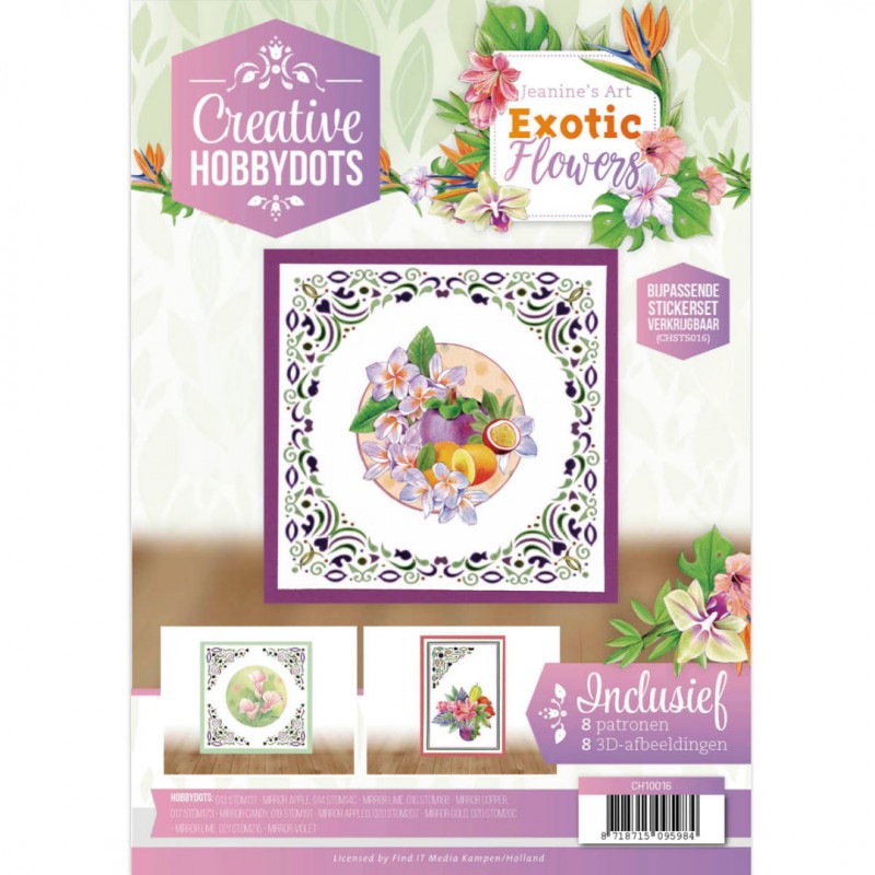 Creative Hobbydots 16 - Jeanine's Art - Exotic Flowers