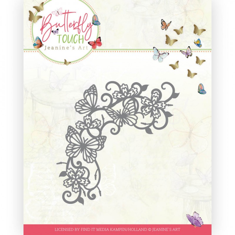 Dies - Jeanine's Art - Butterfly Touch - Swirls and Butterflies
