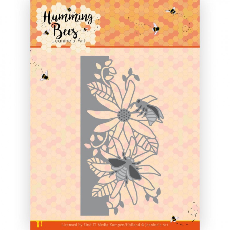 Dies - Jeanine's Art - Humming Bees - Flower Border