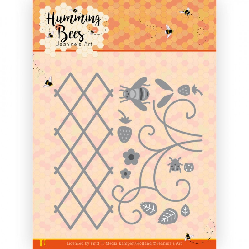 Dies - Jeanine's Art - Humming Bees - Strawberry Trellis