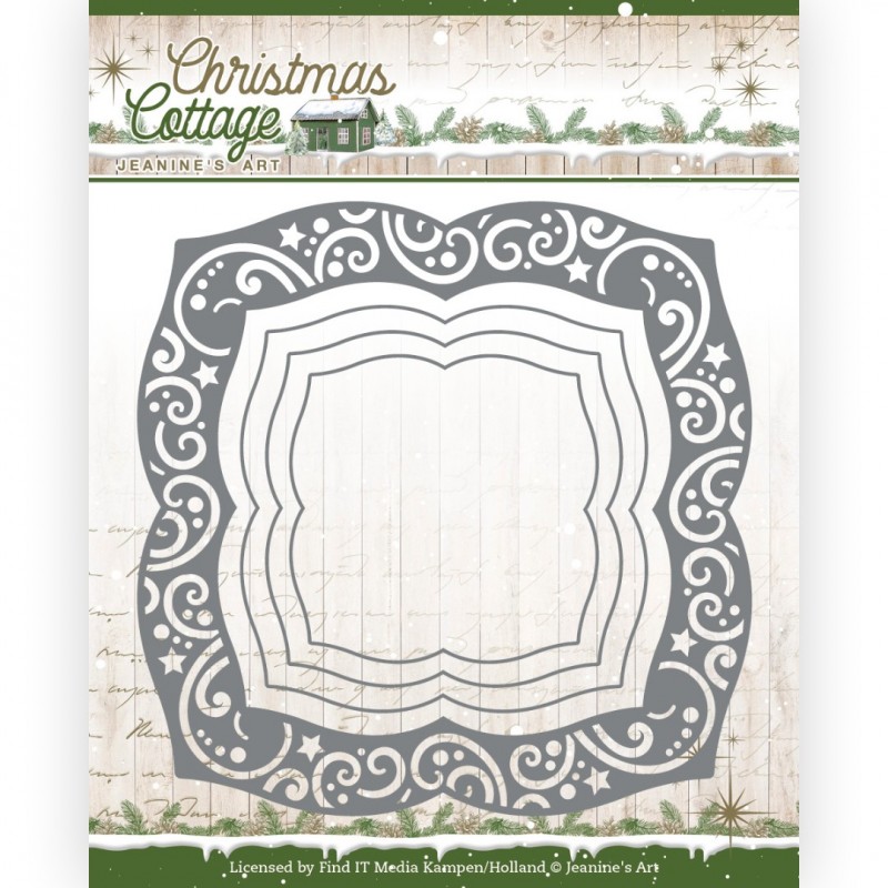 Dies - Jeanine's Art - Christmas Cottage - Nesting Christmas Swirls