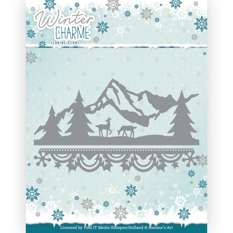 Dies - Jeanine's Art - Winter Charme - Landscape Border