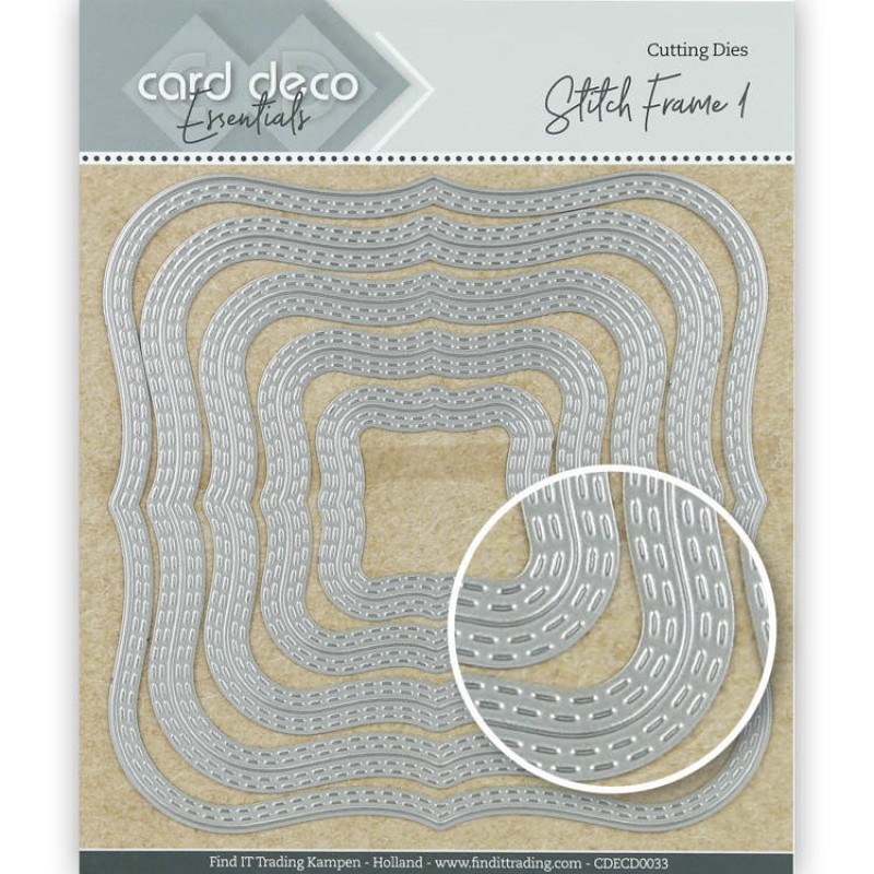 Card Deco Essentials Cutting Dies Stitch Frame 1