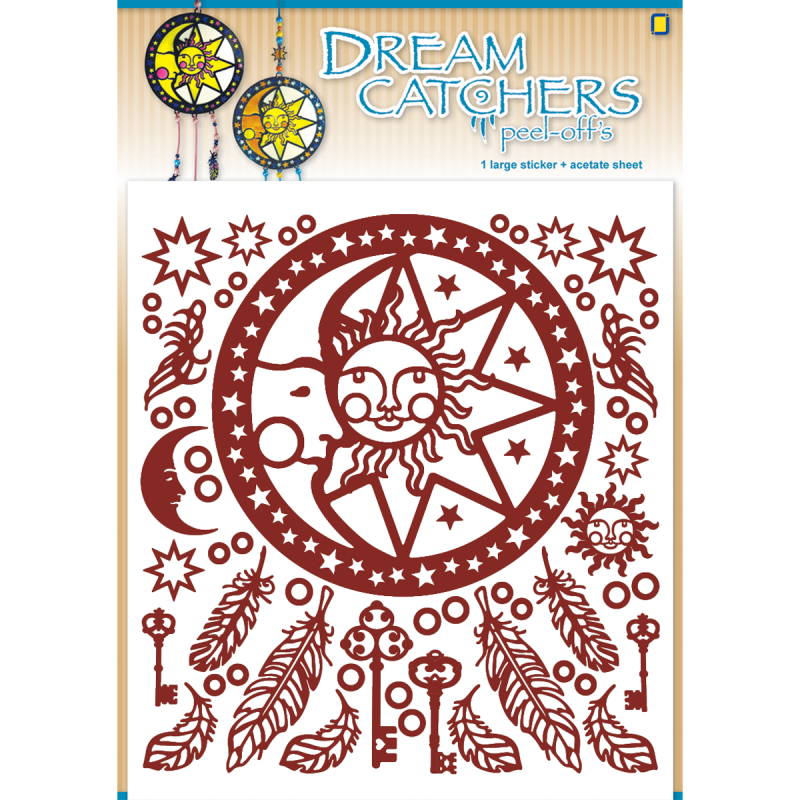 Kerstrood Dream Catchers Peel-offs