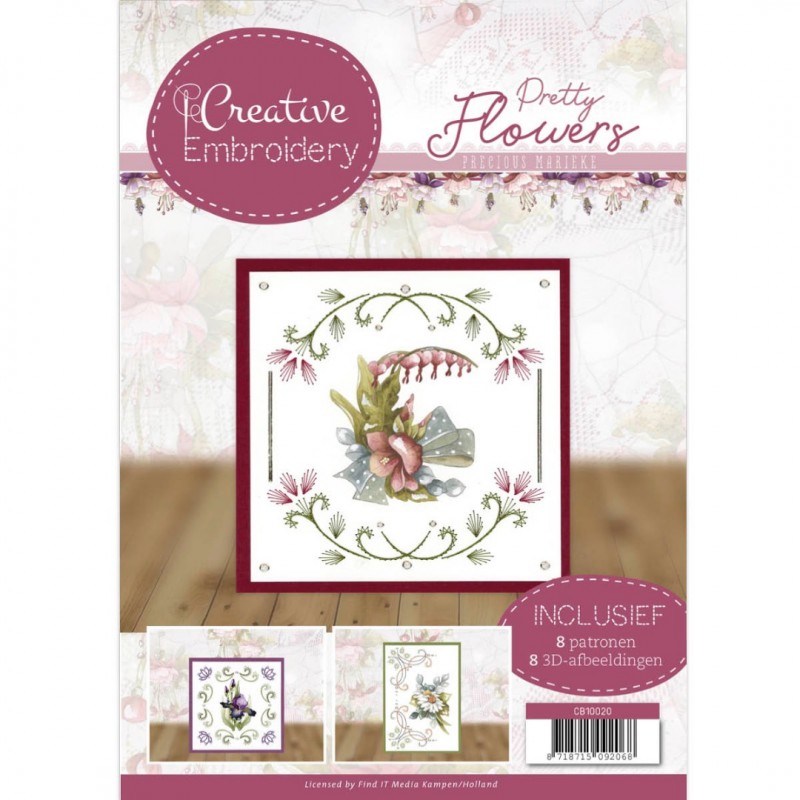 Nr. 20 Book Creative Embroidery Pretty Flowers by Precious Marieke