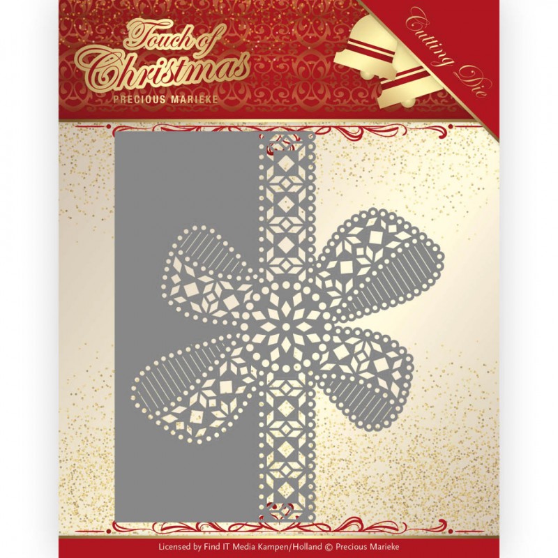 Dies - Precious Marieke - Touch of Christmas - Christmas Bow Border