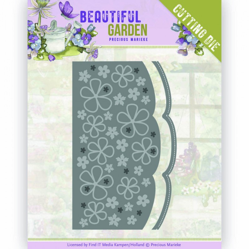 Flower Border - Beautiful Garden Cutting Die by Precious Marieke