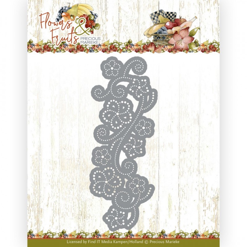 Dies - Precious Marieke - Flowers and Fruits - Fruit Blossom Border